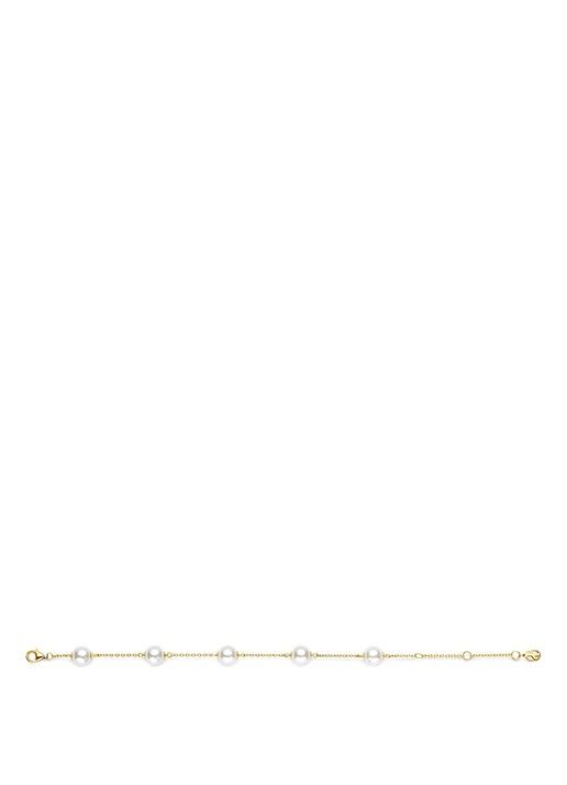 TI SENTO - Milano Armband met parel 23105YP - detail goud