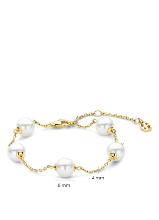 TI SENTO - Milano Armband met parel 23105YP - detail 3 goud