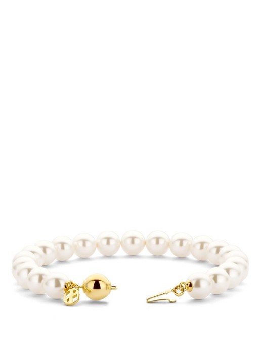 TI SENTO - Milano Armband met parels 23104YP - detail 2 parelmoer