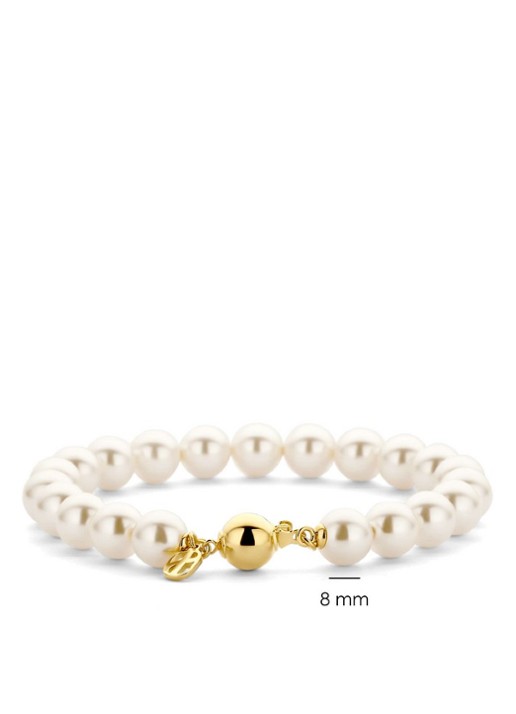 TI SENTO - Milano Armband met parels 23104YP - detail 3 parelmoer