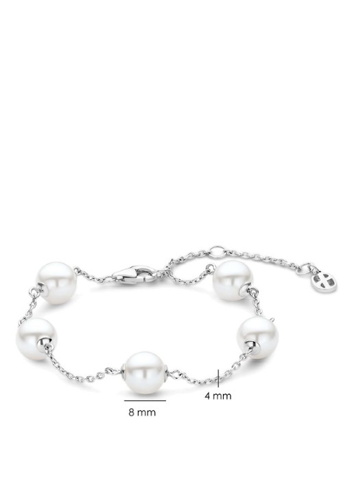 TI SENTO - Milano Armband van zilver 23105PW - detail 5 zilver