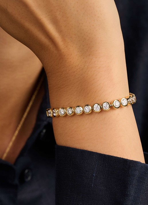 TI SENTO - Milano Armband verguld 23107ZY - voorkant 2 goud