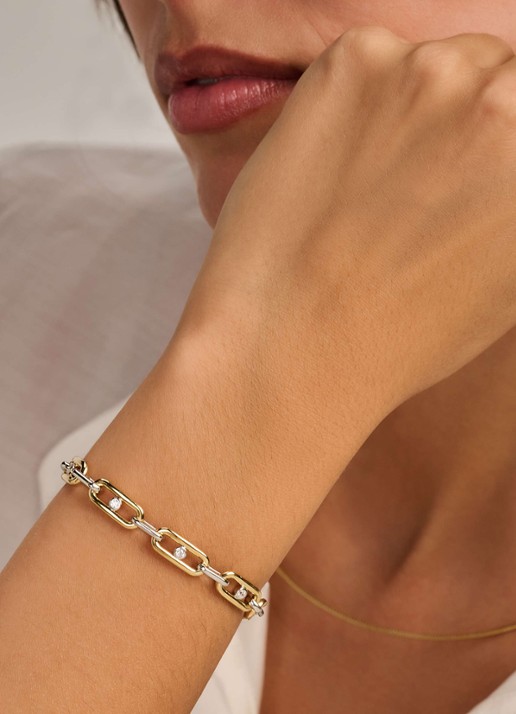 TI SENTO - Milano Armband verguld 23112ZY - voorkant 2 goud