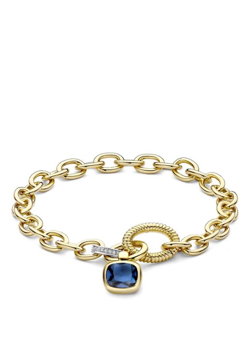 TI SENTO - Milano Armband verguld 23119DB - voorkant 8 goud