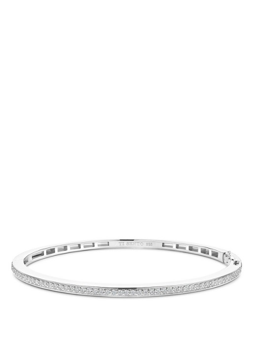 TI SENTO - Milano Bangle 2889ZI - voorkant 8 zilver