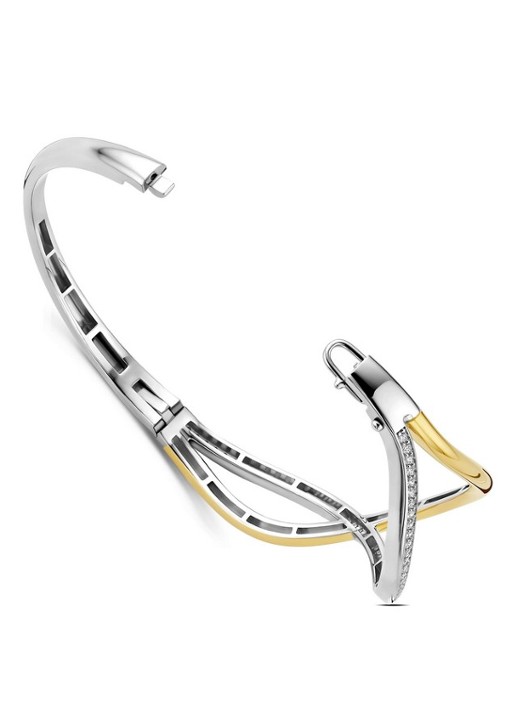 TI SENTO - Milano Bangle met zirkonia 23101ZY - detail 5 zilver