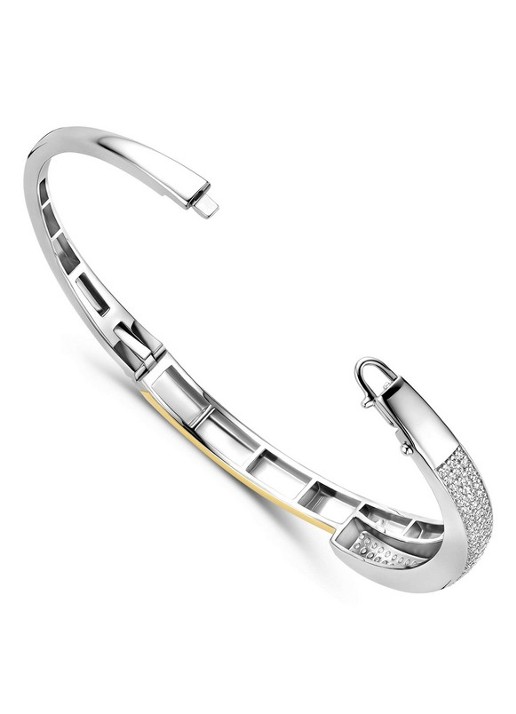 TI SENTO - Milano Bangle met zirkonia 23110ZY - detail 2 goud