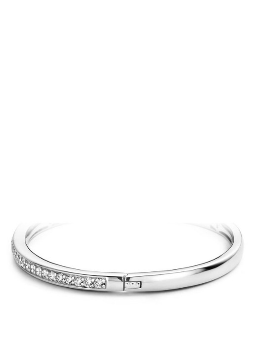 TI SENTO - Milano Bangle van zilver met zirkonia 2298ZI - detail 4 zilver