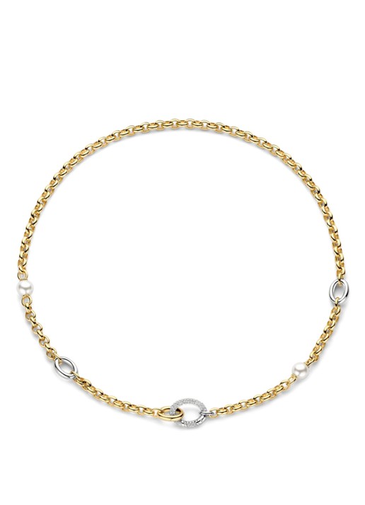 TI SENTO - Milano Ketting 34096ZY - detail goud