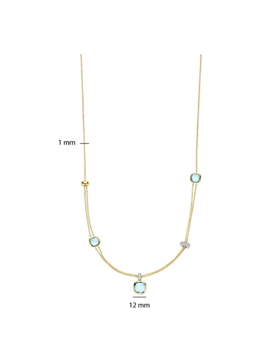 TI SENTO - Milano Ketting 34122TY - detail 3 goud
