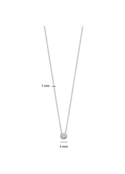 TI SENTO - Milano Ketting 34124ZI - detail 3 zilver