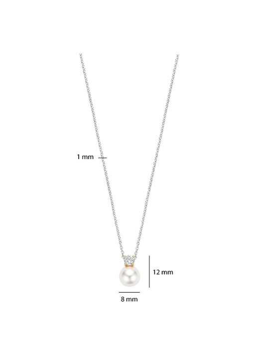 TI SENTO - Milano Ketting 34125YP - detail 3 zilver