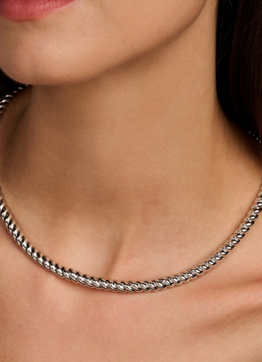TI SENTO - Milano Ketting 34126SI - voorkant 5 zilver