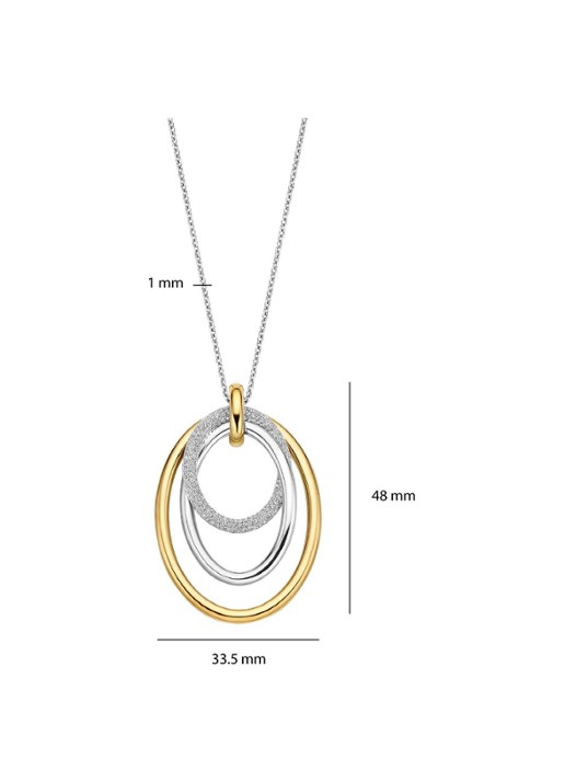 TI SENTO - Milano Ketting 34127ZY - detail 3 goud