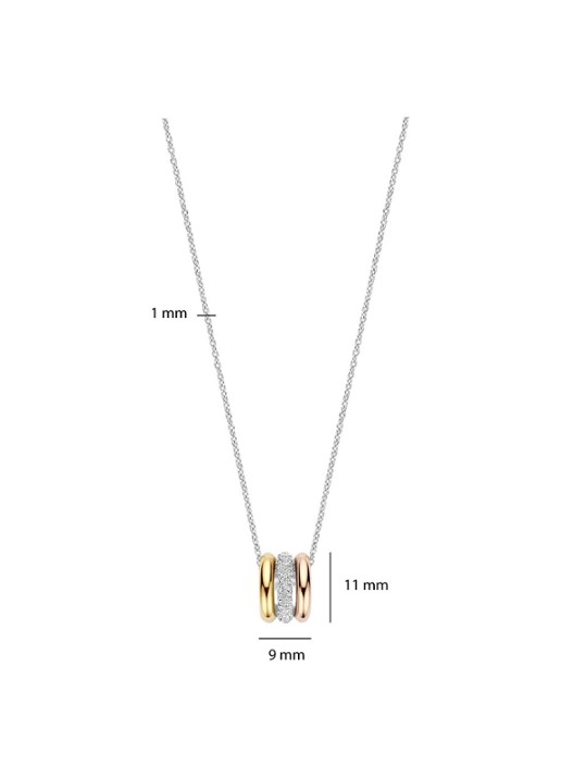 TI SENTO - Milano Ketting 34128TZ - detail 3 zilver