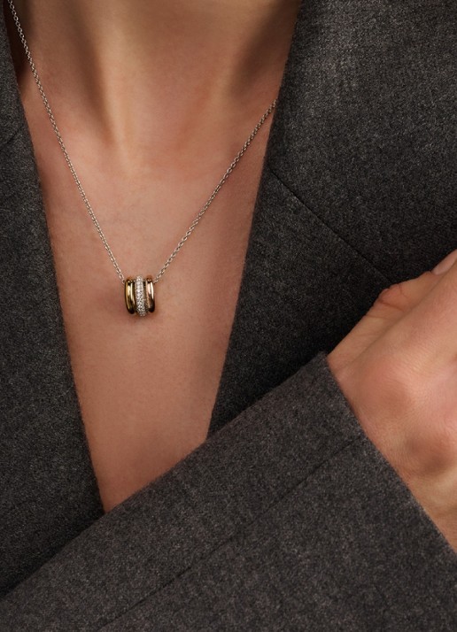 TI SENTO - Milano Ketting 34128TZ - voorkant 5 zilver