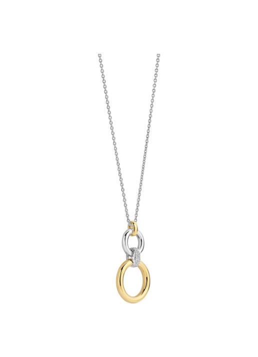 TI SENTO - Milano Ketting met hanger 34134ZY - detail zilver