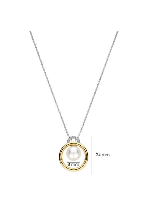 TI SENTO - Milano Ketting met hanger 34138YP - detail 3 goud