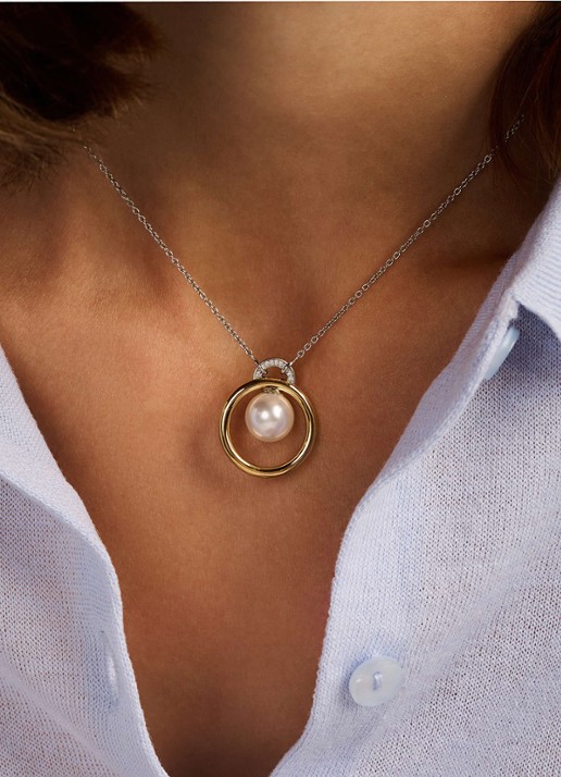 TI SENTO - Milano Ketting met hanger 34138YP - voorkant 5 goud