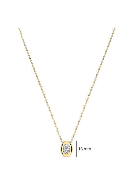 TI SENTO - Milano Ketting met hanger 34146ZY - detail 5 goud