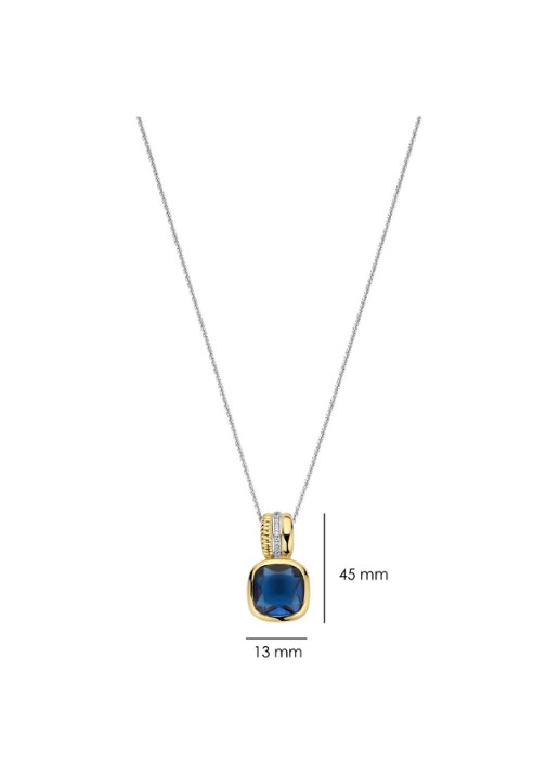 TI SENTO - Milano Ketting met hanger 6864DB - detail 5 zilver
