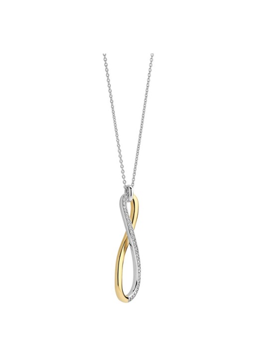 TI SENTO - Milano Ketting met zirkonia 34132ZY - detail goud