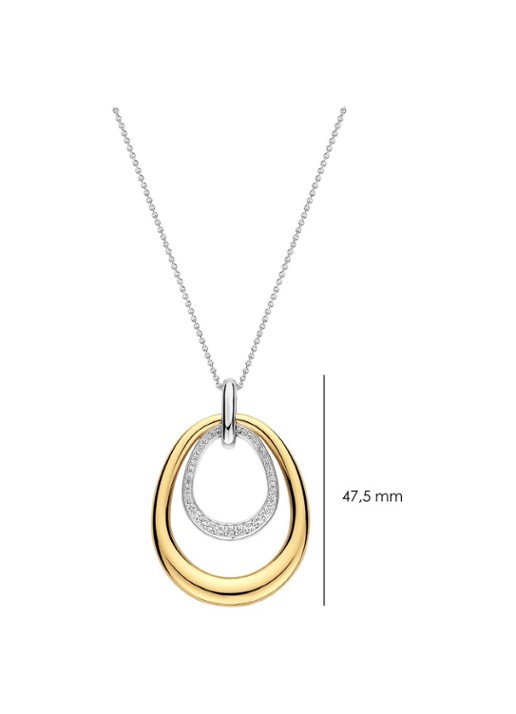 TI SENTO - Milano Ketting met zirkonia 34140ZY - detail 5 goud