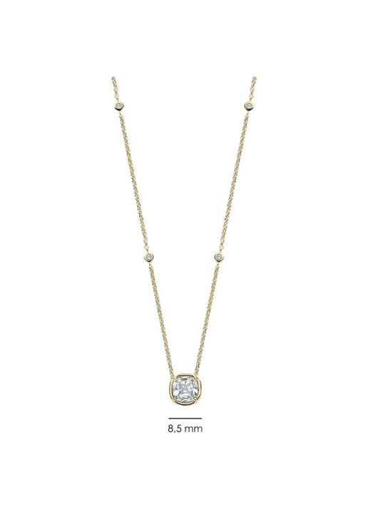 TI SENTO - Milano Ketting met zirkonia 34143ZY - detail 5 goud