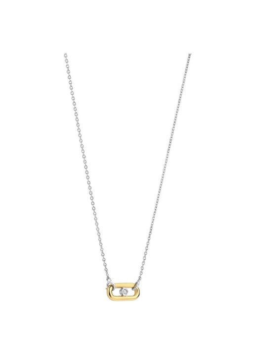 TI SENTO - Milano Ketting met zirkonia 34147ZY - detail zilver