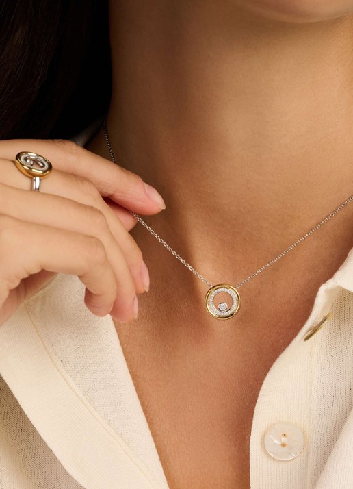 TI SENTO - Milano Ketting met zirkonia 34148ZY - voorkant 5 goud