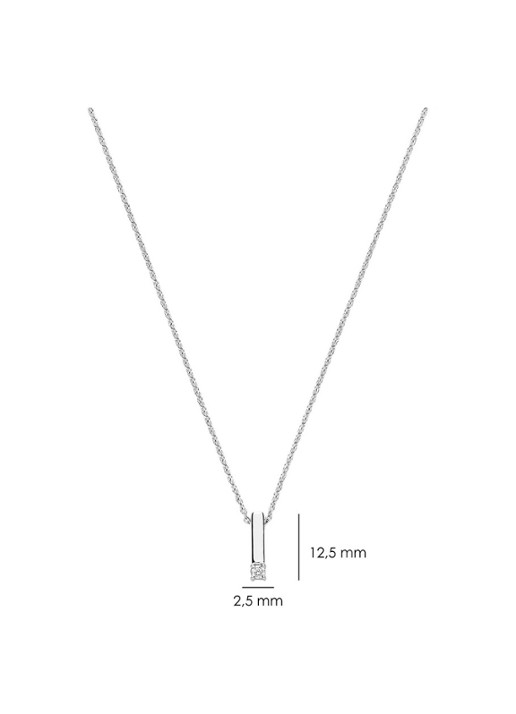 TI SENTO - Milano Ketting van zilver 34131ZI - detail 3 zilver