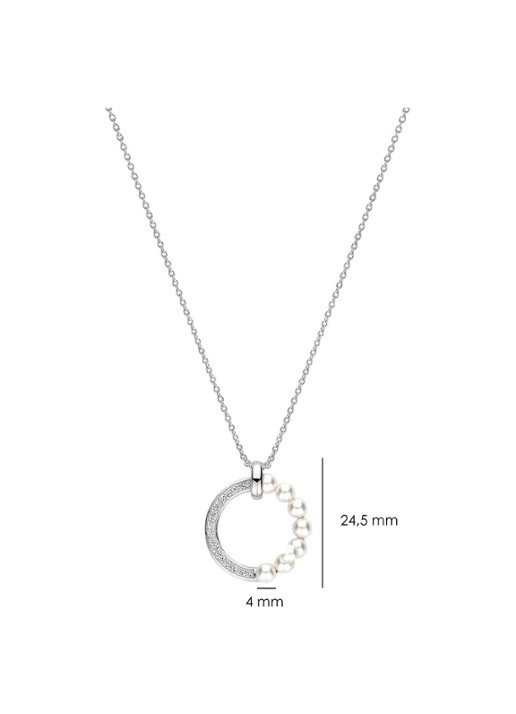 TI SENTO - Milano Ketting van zilver 34136PW - detail 3 zilver