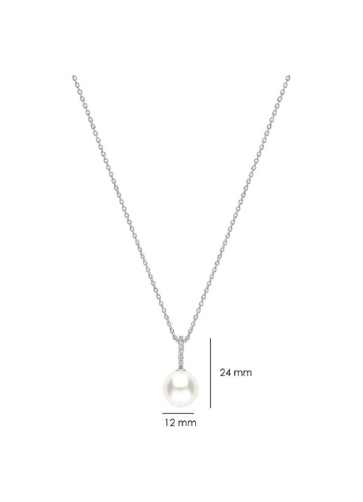 TI SENTO - Milano Ketting van zilver 34153PW - detail 3 zilver
