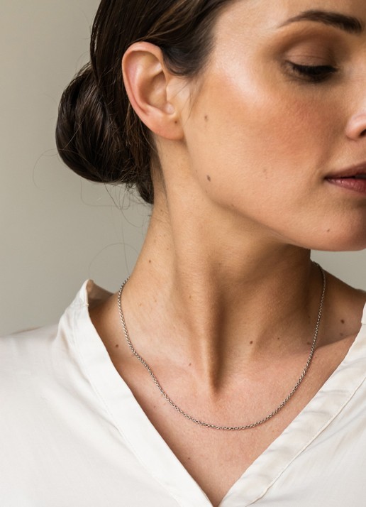 TI SENTO - Milano Ketting van zilver 3771SI - voorkant 2 zilver
