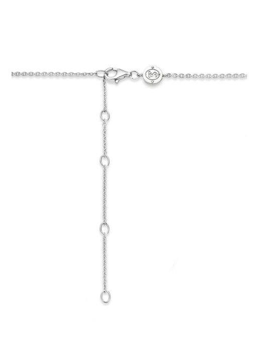 TI SENTO - Milano Ketting van zilver met zirkonia 3877PW - detail 3 zilver