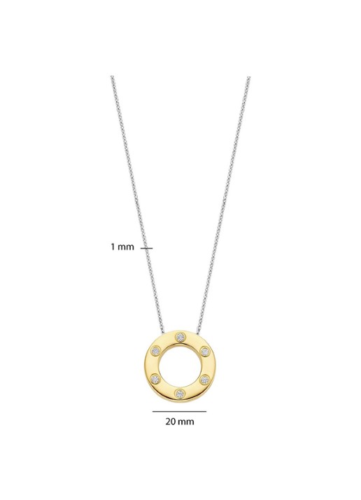 TI SENTO - Milano Ketting verguld 34117ZY - detail 3 goud