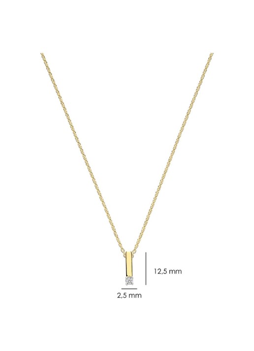 TI SENTO - Milano Ketting verguld 34131ZY - detail 3 goud
