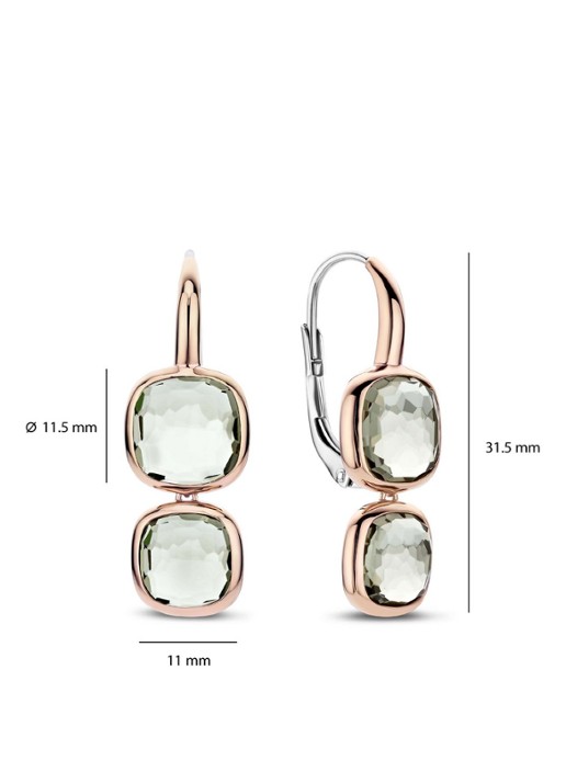 TI SENTO - Milano Oorhangers 78055GR - detail 4 roségoud