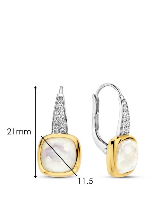 TI SENTO - Milano Oorhangers van zilver 7969MW - detail 3 zilver