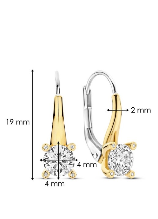 TI SENTO - Milano  Oorhangers verguld 78009ZY - detail 3 goud
