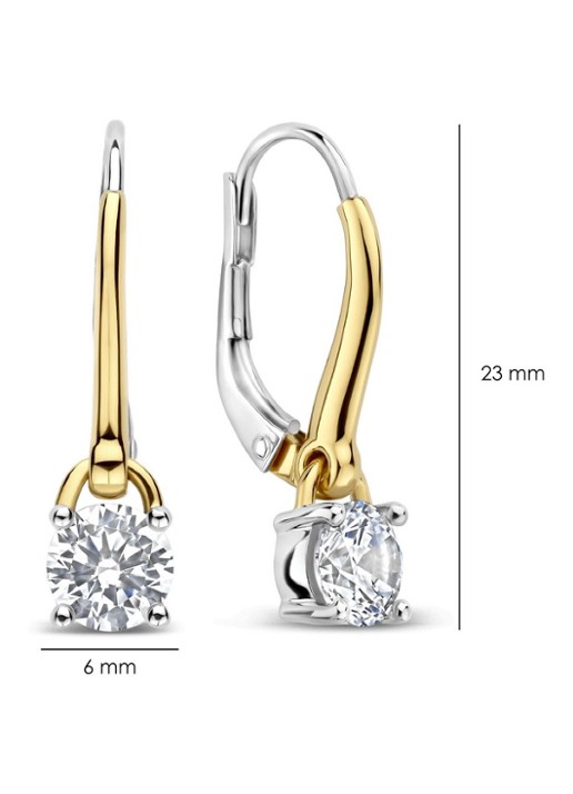 TI SENTO - Milano Oorhangers verguld 78106ZY - detail 2 goud