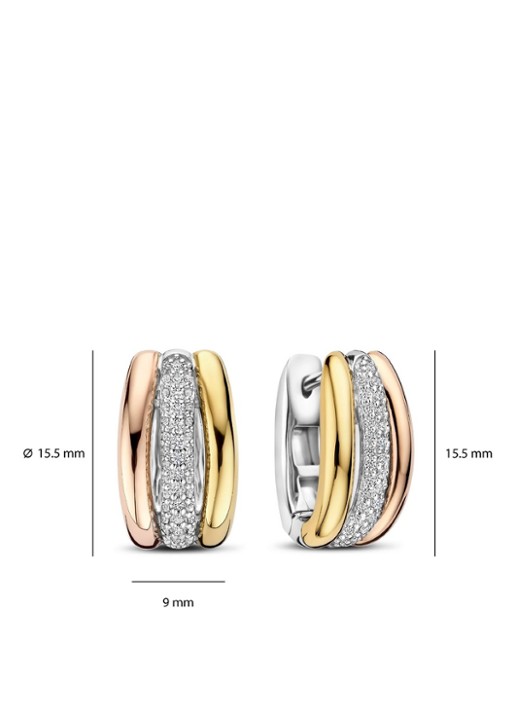 TI SENTO - Milano Oorringen 78072TZ - detail 2 goud