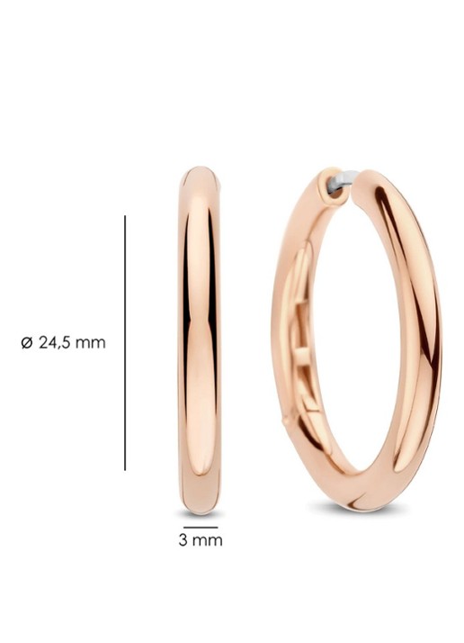 TI SENTO - Milano Oorringen 78120SR - detail 3 roségoud