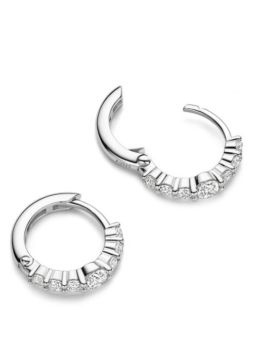 TI SENTO - Milano Oorringen van zilver 78073ZI - detail 4 zilver