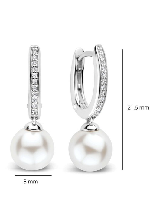 TI SENTO - Milano Oorringen van zilver 78092PW - detail 2 zilver