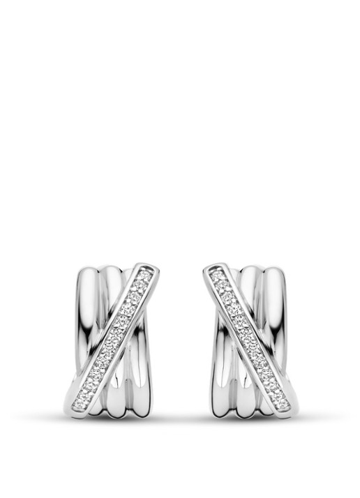 TI SENTO - Milano Oorringen van zilver 7960ZI - detail 2 zilver