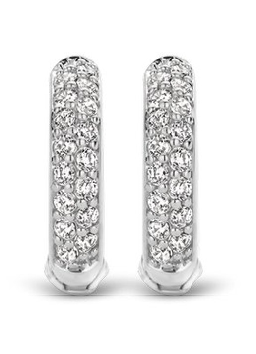 TI SENTO - Milano Oorringen van zilver met zirkonia 7210ZI - detail 3 zilver