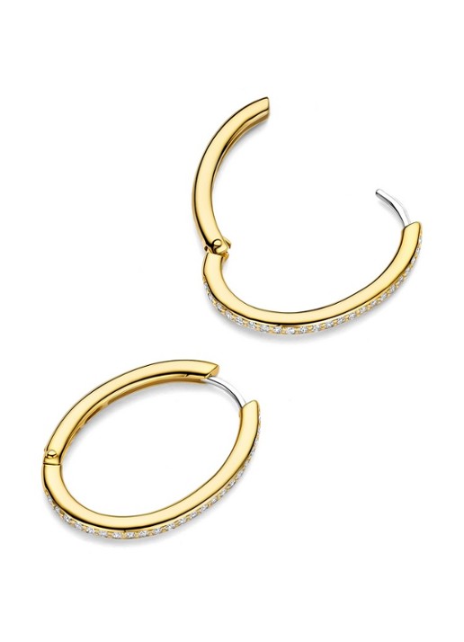 TI SENTO - Milano Oorringen verguld 7789ZY - detail 2 goud