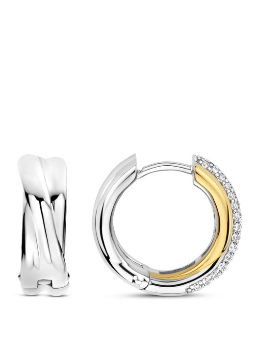 TI SENTO - Milano  Oorringen verguld 78012ZY - detail 3 zilver