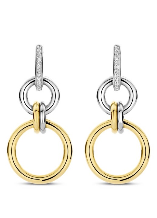 TI SENTO - Milano Oorringen verguld 78018ZY - detail goud